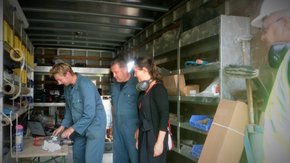 Tauw Group CEO site visit in Belgium